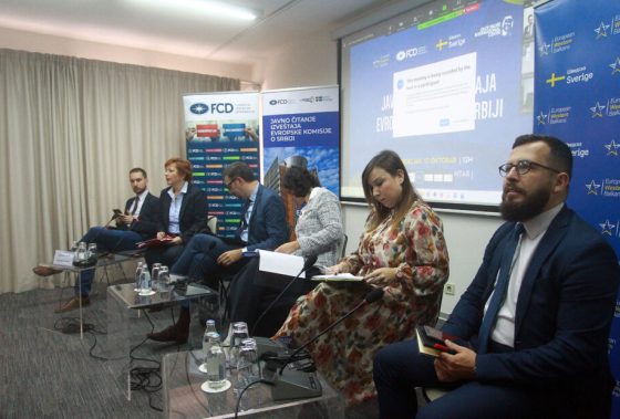 Javno čitanje izveštaja Evropske komisije u organizaciji Centra savremene politike i Fondacije Centar za demokratiju